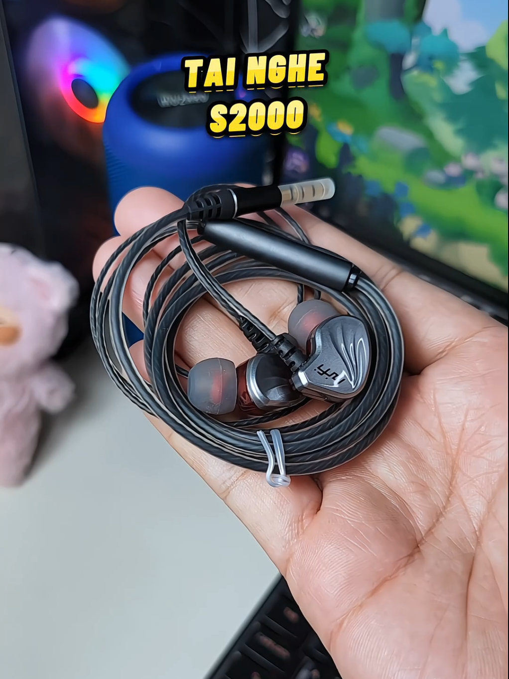 Tai nghe có dây gaming S2000 #viral #fyp #docongnghe #phukiendienthoai #tainghe #tainghecoday #tainghegaming 