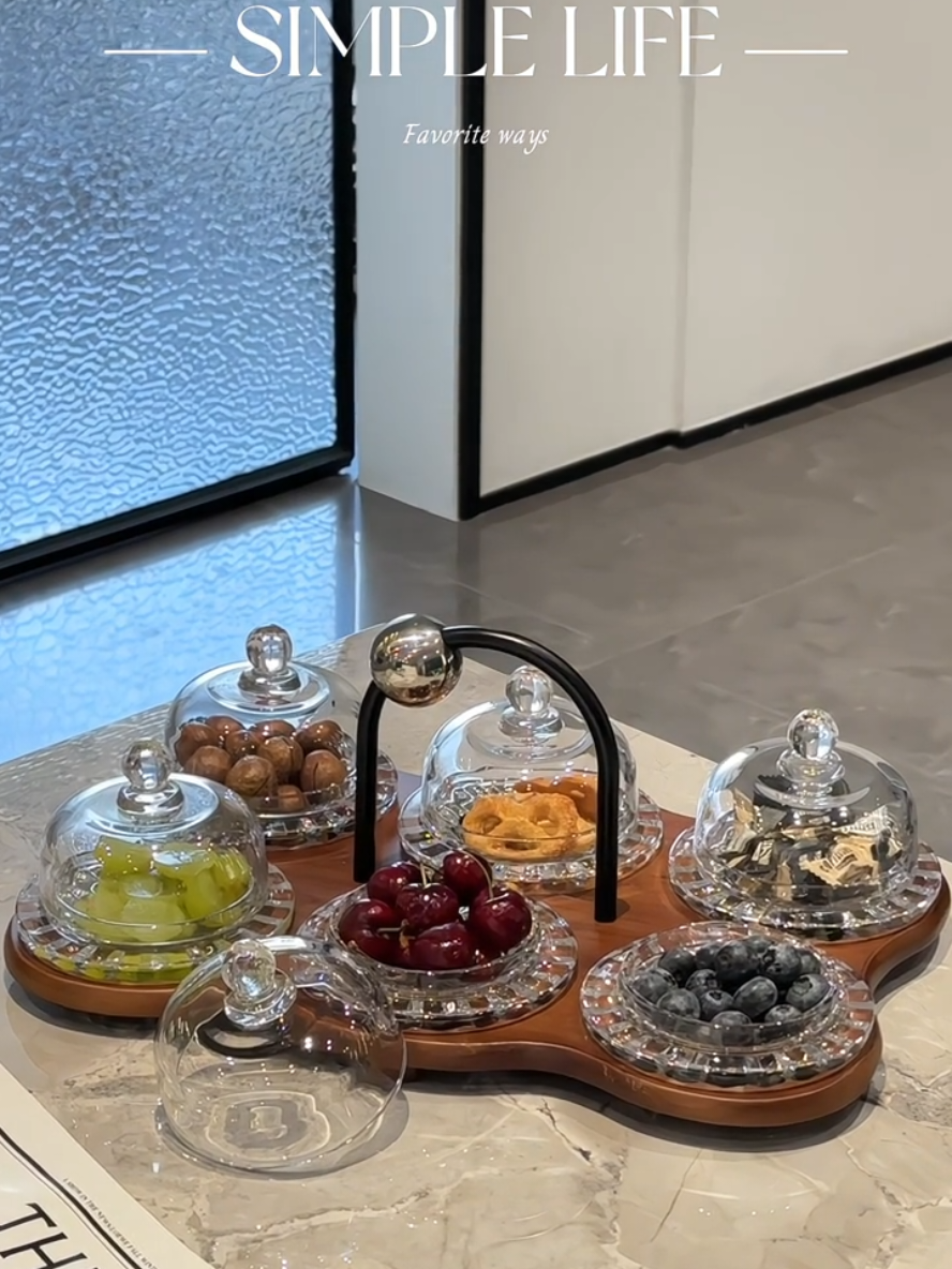 Bộ khay đựng hoa quả mứt Tết 2025 #ordertaobao #giadungtienich #chanhouseorder #nhabepthongminh #khaymuttet 