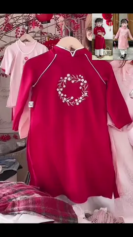 Áo dài cho bé gái #toiyeuvietnam #aodaivietnam #aodaichobe #aodaitetbegai #xuhuong 