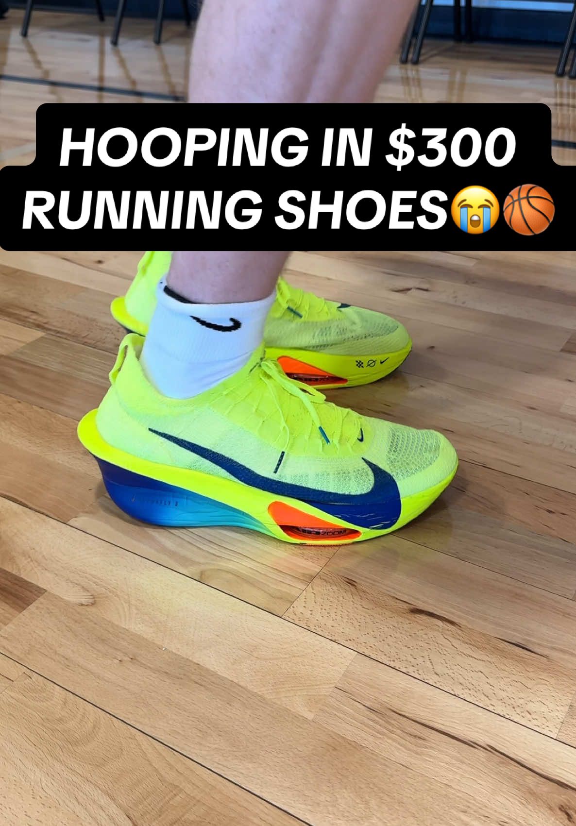 Playing Basketball in $300 Running Shoes…😭🏀 #Hooper #Basketball #Running #RunningShoes #Sneakers #BasketballShoes #AlphaFly3 #Nike #NBA #Marky #MarkyLaPointe 