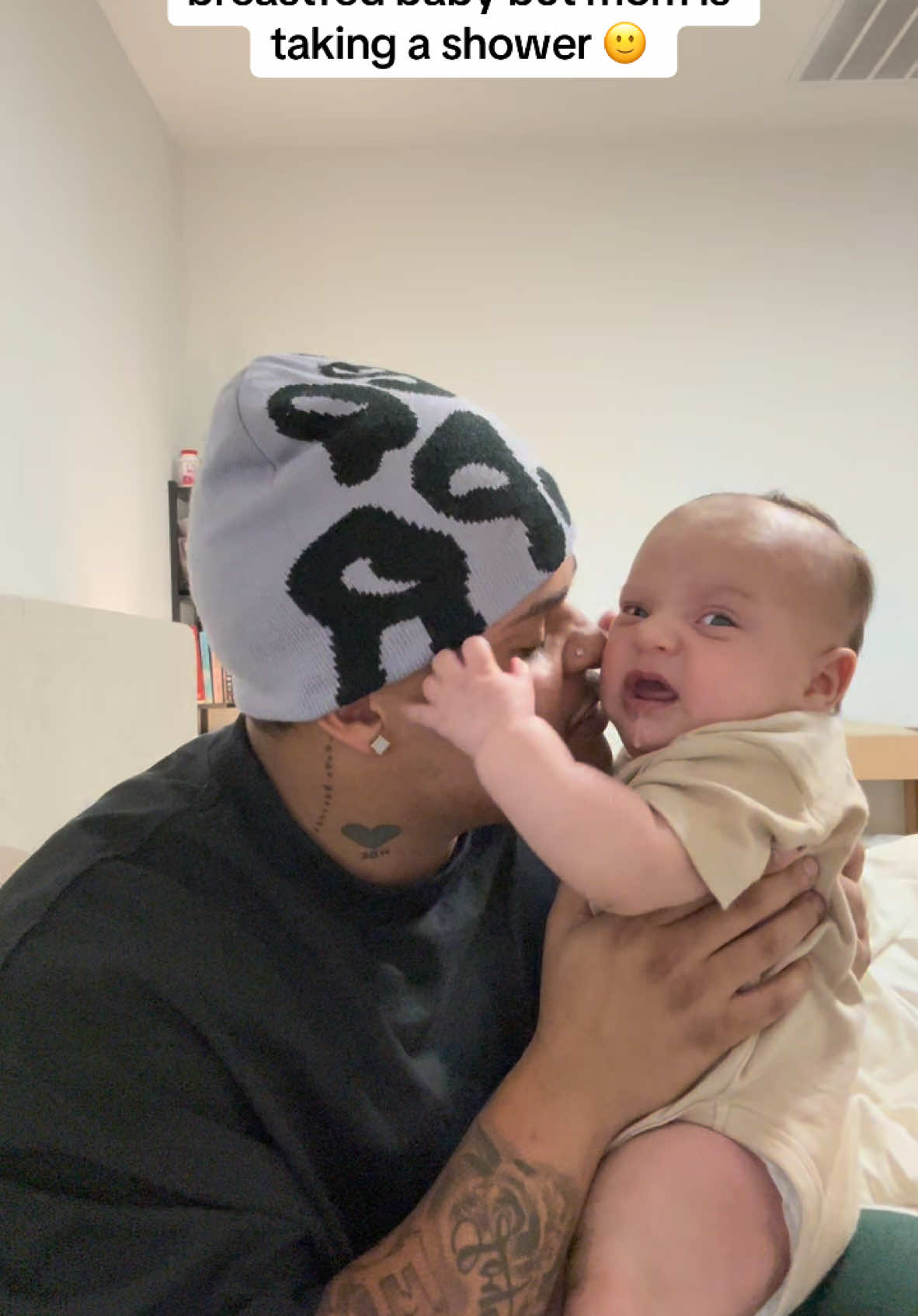 Dude is a monster.. mom got him now  I survived the attack 😭 #funny #viral #larobenz #babiesoftiktok 