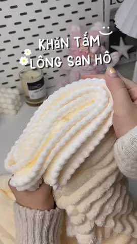 Khăn oklaaa nha 🥰 #khantam #unboxing #review #xuhuong #vairal #doisong 