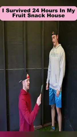 I Survived 24 Hours In My Fruit Snack House #fyp #challange #amazing #foryour