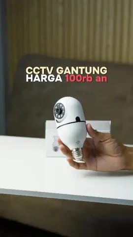 CCTV murah hanya 100rb an.  Cara pakainya pun mudah banget seperti pakai lampu pada umumnya. Tinggal download aplikasi V360pro lalu login, setelah itu sambungkan dulu ke wifi. Sudah dehh. CCTV siap dipakai. 😍☺️😄 Checkout sekarang yukk. Mumpung harganya belum naik.  #cctv #cctvpintar #smartcamera 