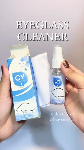 KUNG MAY SALAMIN KA KAILANGAN MO NITO!😎 #eyeglasscleaner #eyeglassspray #antifogwipesforeyeglass 