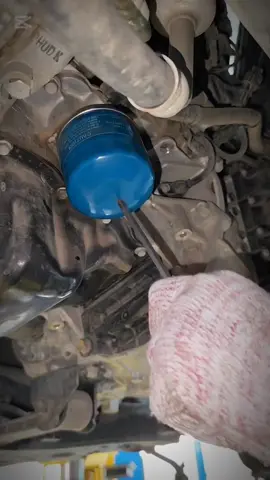 oil filter changing trick 