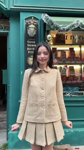 Cuối tuần dịu keo cùng set đồ nhẹ nhàng nữ tính #OOTD #ootdvietnam #hanoi #dress #tết #tết2024 #celeste #xuhuong #xuhuongtiktok #cafe #lanuutien 