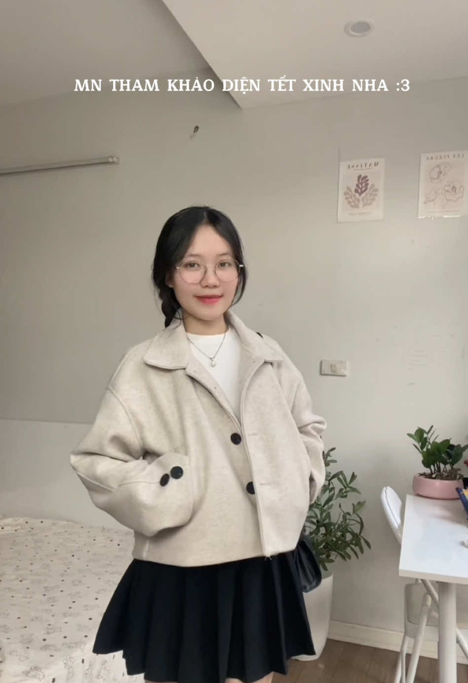 Màu tiu xinh #tet2025♥ #fitcheck #fyp 