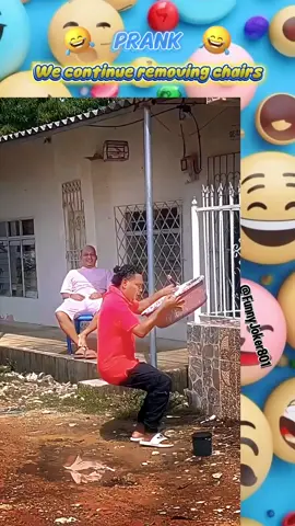 We continue removing chairs 🪑 #funnyvideos #funny #funnytiktok #funnyprank #prankvideo #funnypranks #funnyvideo #prankvideos