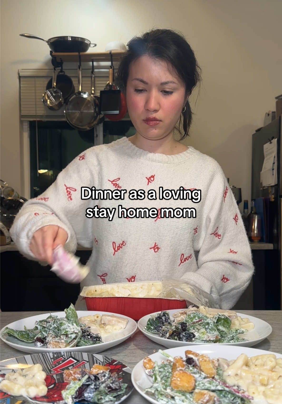 What do you eat for dinner after grocery shopping? #dinner #fyp #fypage #MomsofTikTok #stouffers #asmr #lowincome #cheapmeals #cookwithme #easydinner #groceryshopping #frozendinner #chickenalfredo 