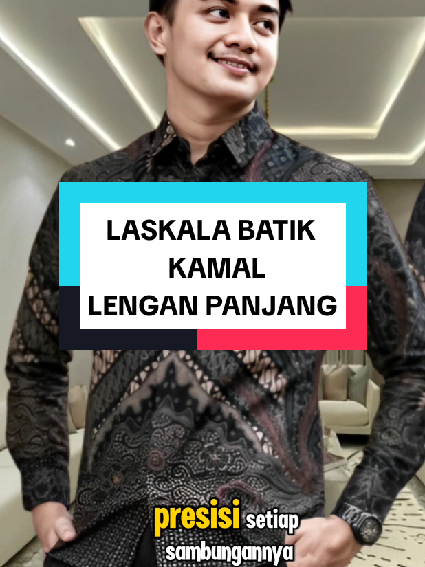 LASKALA BATIK MOTIF KAMAL LENGAN PANJANG SLIMFIT LAPIS FURING KATUN SATIN JEPANG#kemejabatikprialenganpanjang#tiktokbangkitdarikegagalan #CuanTanpaBatas #YearEndSale #TikTokCreatorSummitID #WibGajian 