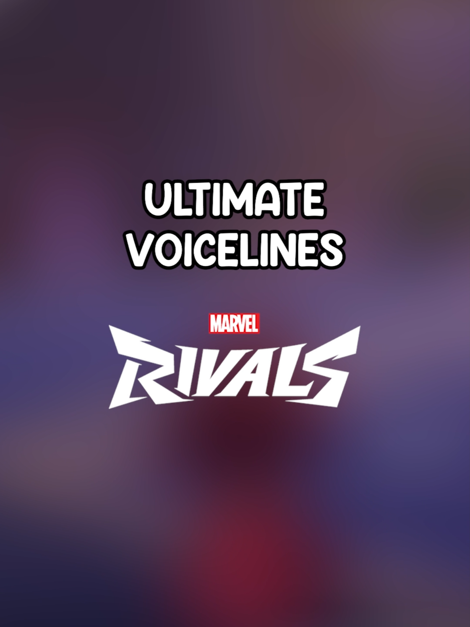 MARVEL RIVALS ULTIMATE VOICELINES IMPRESSIONS! #marvelrivals #marvel #impressions