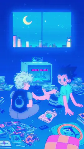 'Game Hunters' (Reposts appreciated!) Live wallpapers at Patreon & prints at store later! #hunterxhunter #gon #killua #wallpaper #animetiktok