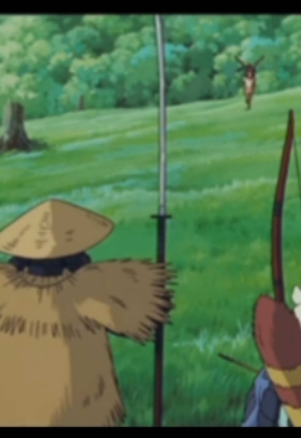 Chế độ sinh tồn chiến đấu thật phong cách #mononokeprincess #anime #ghibli #studioghibli 