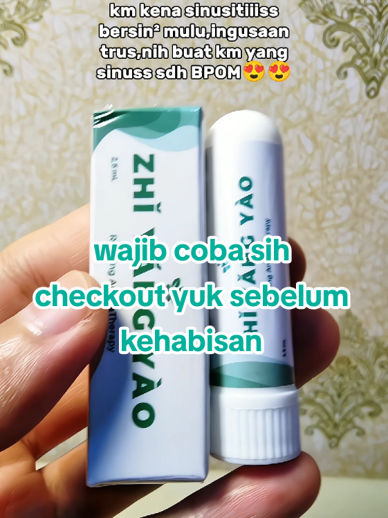 klik keranjang kuning  #inhaler #sinusitis #zhiyangyao #TikTokShop #foryou #fypシ゚viral 