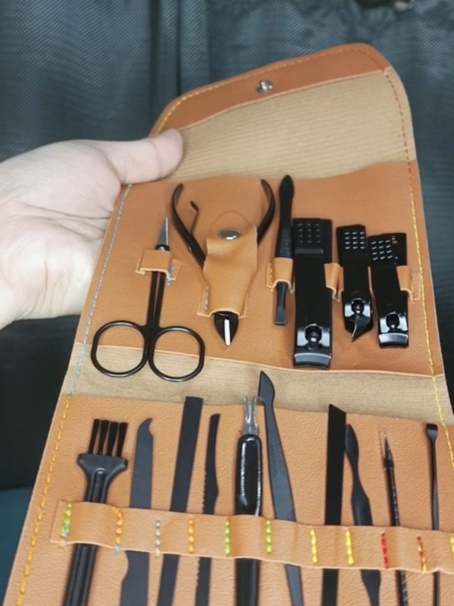 16pcs stainless steel nail #fyp #nailstainlessset #setnail #foryou 