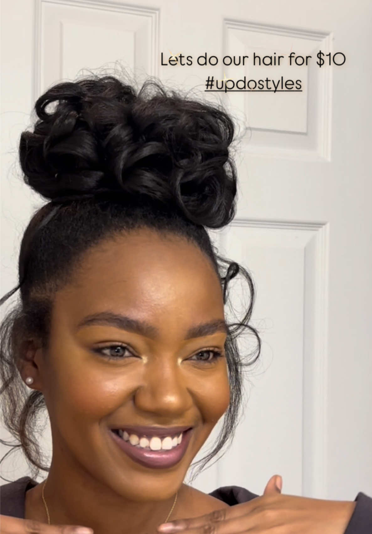Let’s do our hair for a $10 budget! 💃🏽 Inspo by @Metri Nunley-Lash 🫶🏾 Hair used: French Roll Braiding Hair by Bobbi Boss (color #2) What you’ll need: ✨ Spritz ✨ Blow Dryer ✨ Heat Protection Affordable and Cute ! who’s trying this look? 💇🏾‍♀️ #HairOnABudget #90sUpdo #MessyUpdo #fyp #beauty #beautyonabudget #braidinghair #frenchroll #messybun #easyhairstyles #naturalhair #HairTutorial #ProtectiveStyles