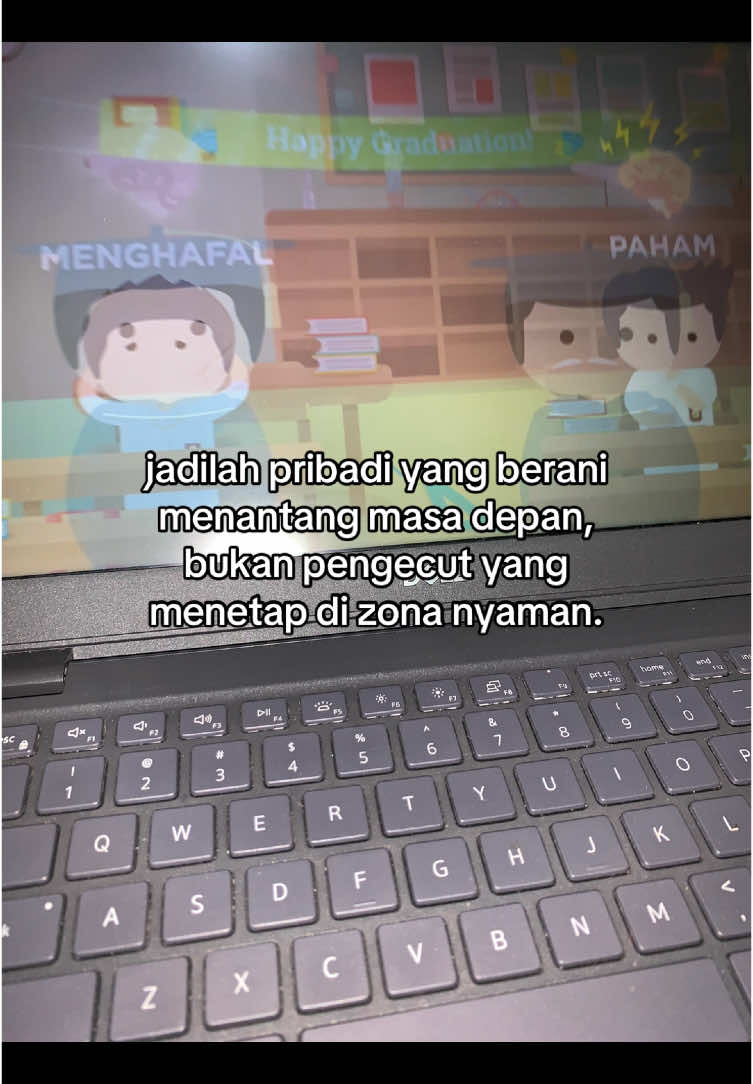 bagaimana kita tahu kalau kita tidak herani mencoba? #foryou #motivation #study #studytok #xybca #katakata 