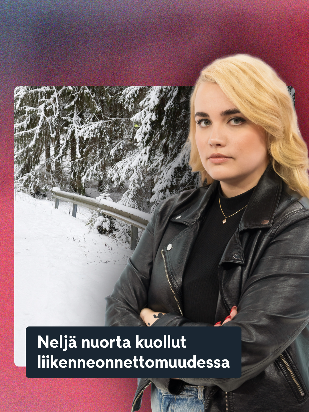 Neljä nuorta on kuollut liikenneonnettomuudessa Nurmijärven Klaukkalassa. Nuorten auto oli ajautunut tien reunassa olevan kaiteen päälle ja sieltä alas jokeen. Alustavien tietojen mukaan keli onnettomuuspaikalla oli liukas. Autosta löytyi kuolleena neljä 17–19-vuotiasta henkilöä. Poliisin mukaan nuoret olivat ystäviä keskenään. 🔗 Koko uutinen osoitteessa mtvuutiset.fi #onnettomuus #nurmijärvi #klaukkala #mtvuutiset