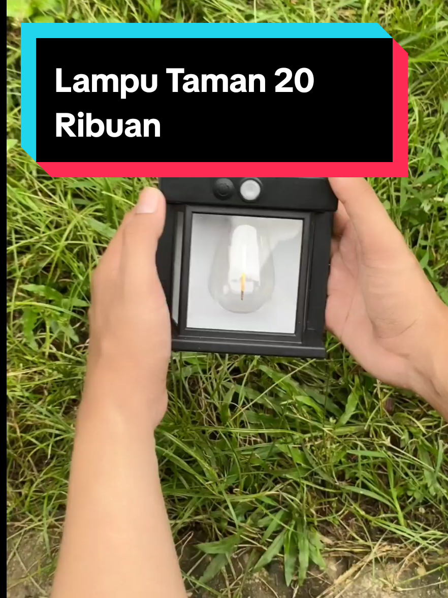 Lampu Taman 20 Ribuan  #lamputaman #lampuhias #lamputenagasurya #lampudinding #fyp #foryoupage 