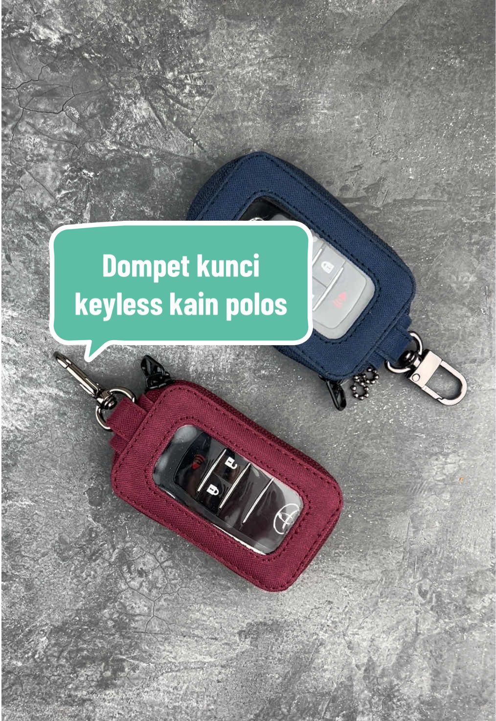 Dompet keyless kain polos muat stnk  . #dompetkeyless #dompetkunci #dompetkuncikeyless #dompetstnk #gantungankunci