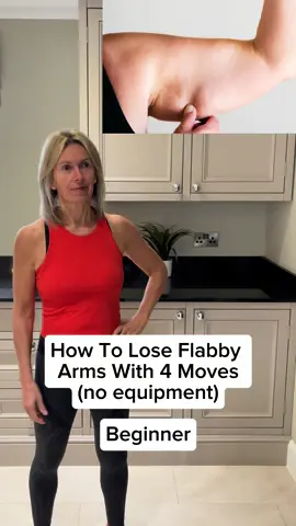 If you want to lose flabby arms and tone up use these 4 beginner moves 🔥💪🏽