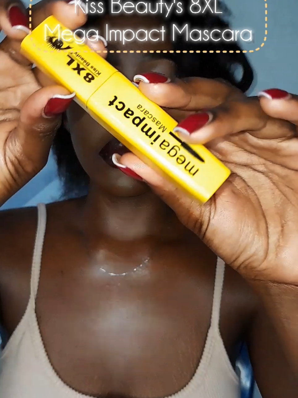 This 8XL Mega Impact Mascara from Kiss beauty is thaaaaat gworl. Periodddt!! #kissbeauty #kissbeautymakeup #mascara #volumelashes #affordablemakeup #fyp #fyppp 