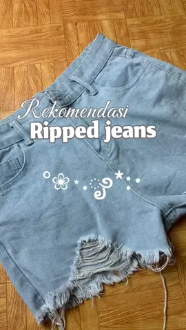 #celanajeanspendek #rippedjeans #celanawanitapendek #jeanspendeksobek 