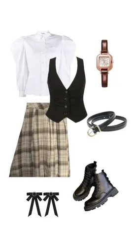 rok nya panjang ya🧺☕️#outfitideas #yearbook #ootdyearbook #enolaholmes 