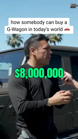 I asked @askericdee a Los Angeles multimillionaire and real estate entrepreneur how somebody can become a millionaire and buy a G-Wagon in today’s world. I also asked him the number one book that changed his life and a lesson about business he’d teach to somebody that they won’t learn in school. #losangeles #gwagon #lifelesson #foryou  #entrepreneur #wealth #realestate #financialfreedom 