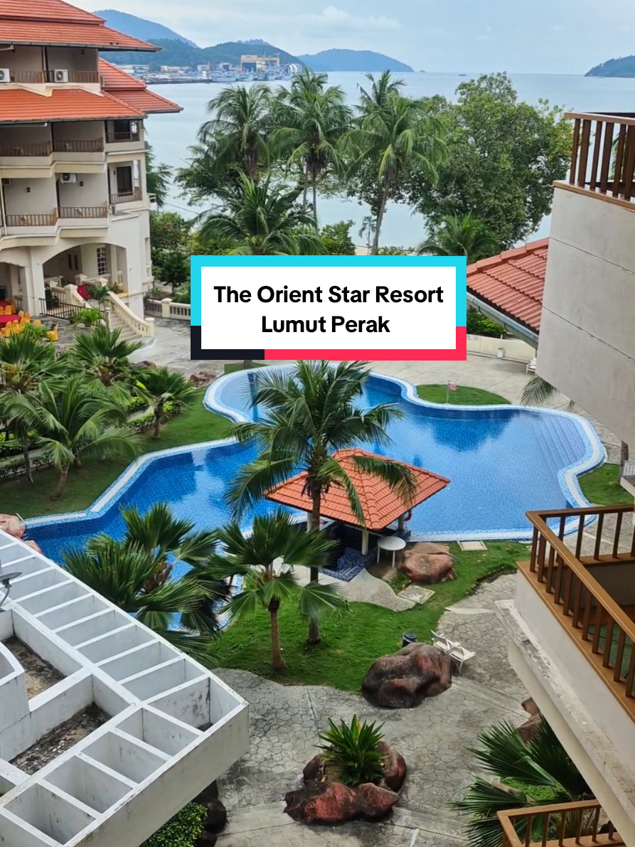 Hotel The Orient Star Resort yang terletak di lumut Perak.Antara hotel yang best dengan bilik menghadap pemandangan laut lumut perak.Hotel ni terletak tidak jauh dari jeti ke pulau pangkor #theorientstarresort #hotellumut #hotelmurah #lumutperak #lumut #orientstar 