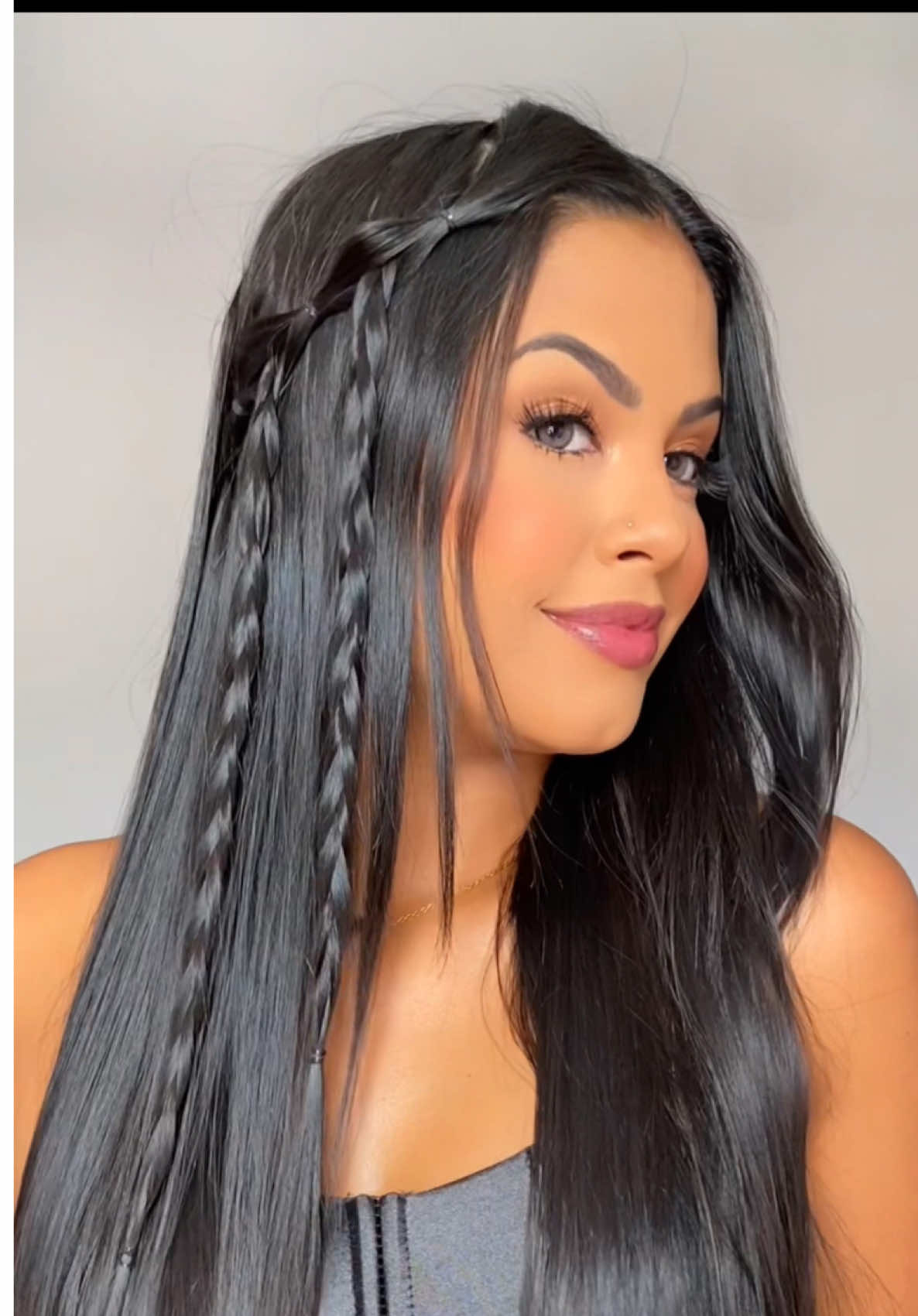 Inspiração de Penteado lindo 🥰 #penteado #hairstyle #fyp #fouryou 