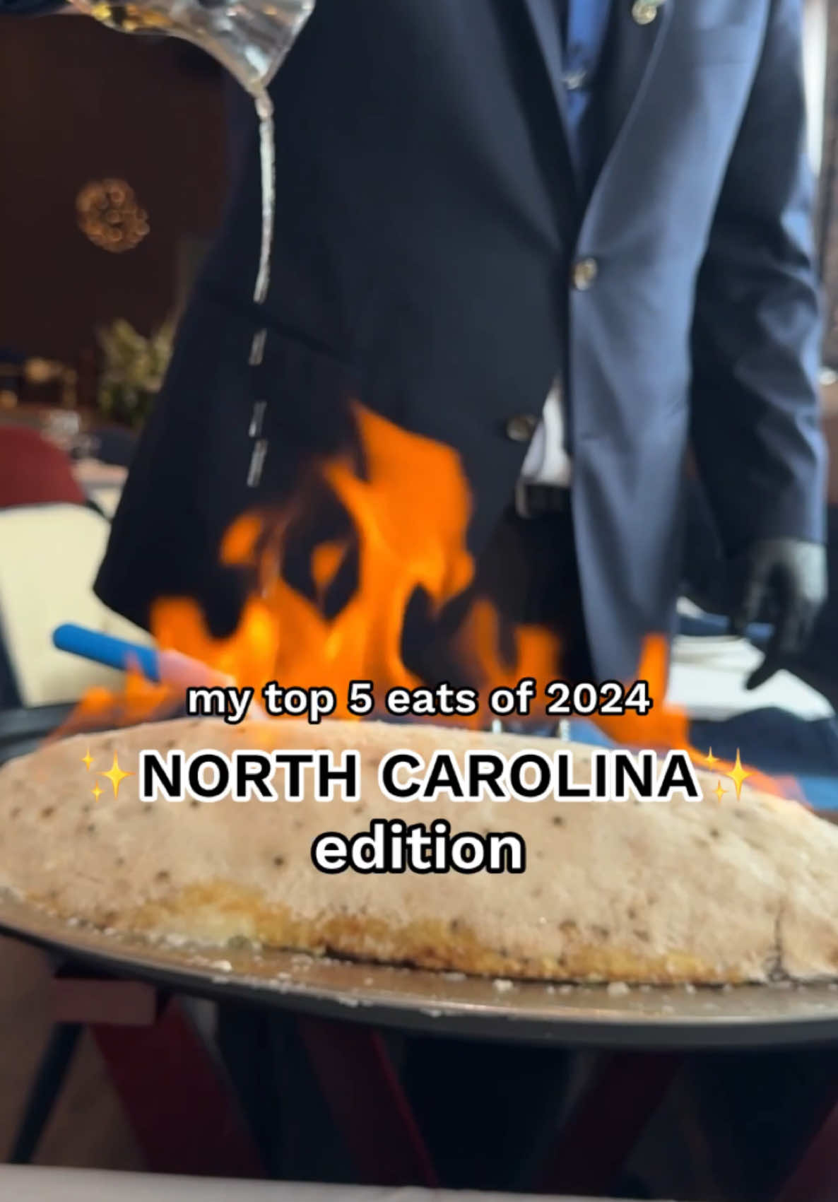 my top eats of 2024 🤤 where should I try in 2025?!  #2024recap #besteats #northcarolina #visitnc #travel #ncfood #nctiktok 