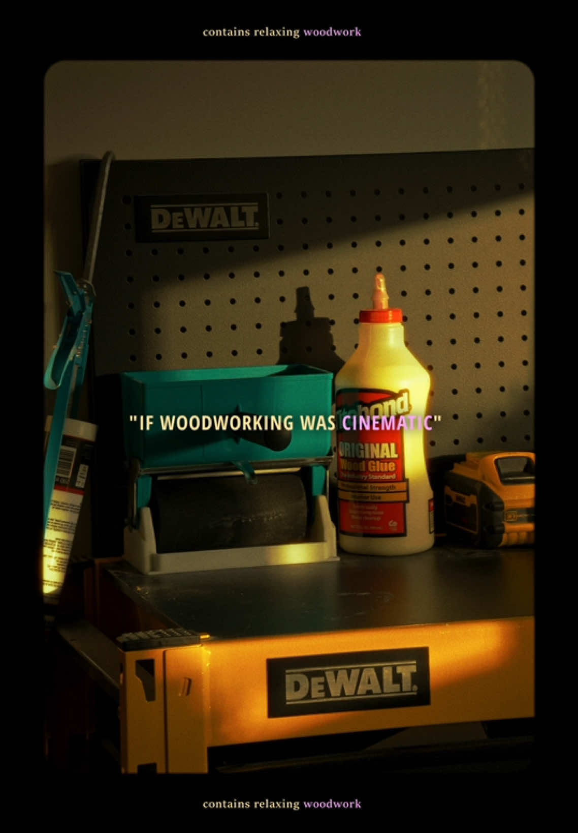 The dewalt colours in the opening shot🤩  I think I’ll do a cinematic purely focused on my dewalt tools soon… I’ve done so many of these glue ups now, I just want it to stop so I can move on to the next bit 😅 #woodworker #furnituremaker #furnituredesign #cinematic #videography #design #woodworking #midsussexjoinery