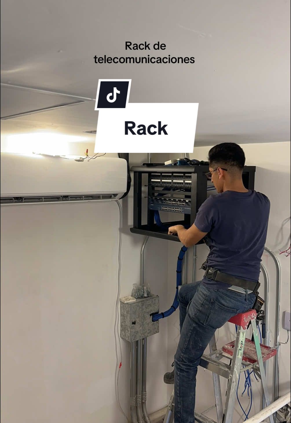 Parte 2 | Rack de Telecomunicaciones 👷🏻‍♂️ #utp #ethernet #telecomunicaciones #viral #panduit 