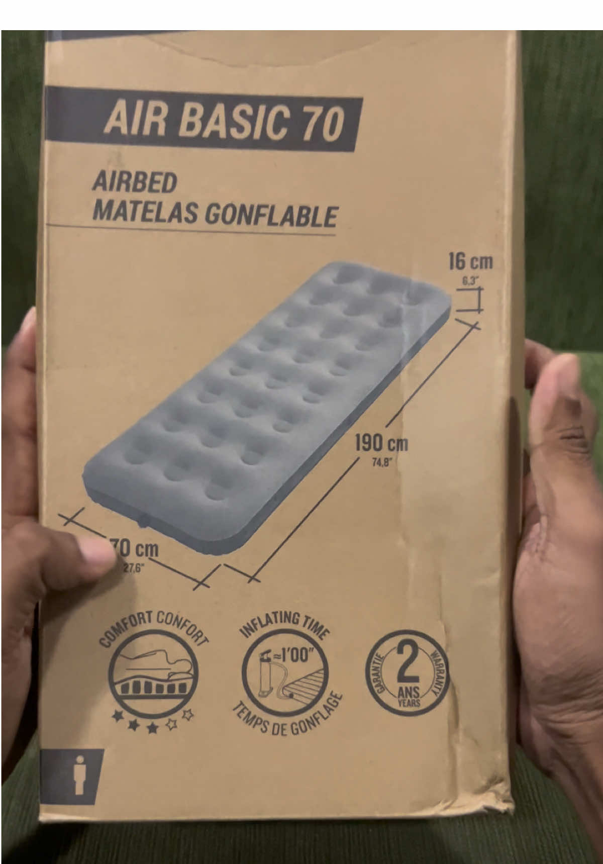 New Stock Alert! QUECHUA Camping Air Basic Mattress 70cm - 1 person is here at Adventure LK Store. Grab Yours now !  Price : LKR11650 Contact us for more information ⁨077 840 5202⁩ Store Location : MIRIGAMA All island delivery available. KOKO Payment accepts #adventurelkstore #adventurelk #quechua #airmettress #airbed #camping #campinggear 