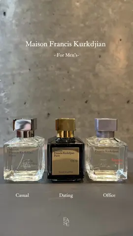 “MFK bro” starter pack 🤵‍♂️#maisonfranciskurkdjian #mfk #oudsatinmood #baccaratrouge540 #nicheperfume 