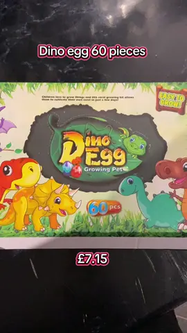 Dino eggs 60 pieces for £7.15 the kids love these little novelty things. #dino #dinosaur #eggs #tiktokshop #bargain #funforthekids #kidstiktok #present #gift #tiktokshopping #fyp #fyppp #foryoupage❤️❤️ #foryoupagе 