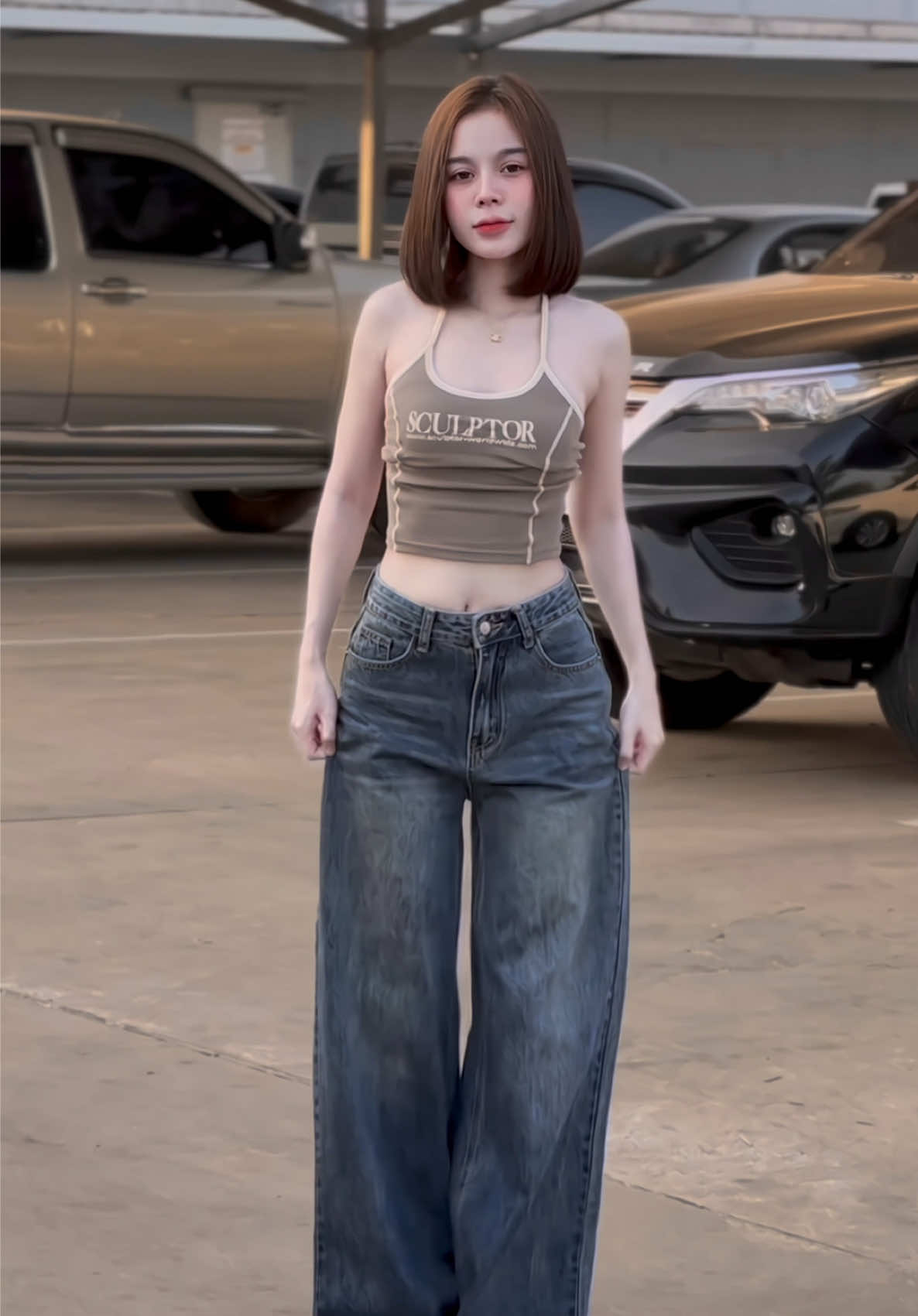 👖✨🫶🏻 #กางเกงยีนส์ #กางเกงยีนส์วินเทจ #กางเกงยีนส์ขากระบอก #tiktok #ไอเดียแต่งตัว #เปิดการมองเห็น 