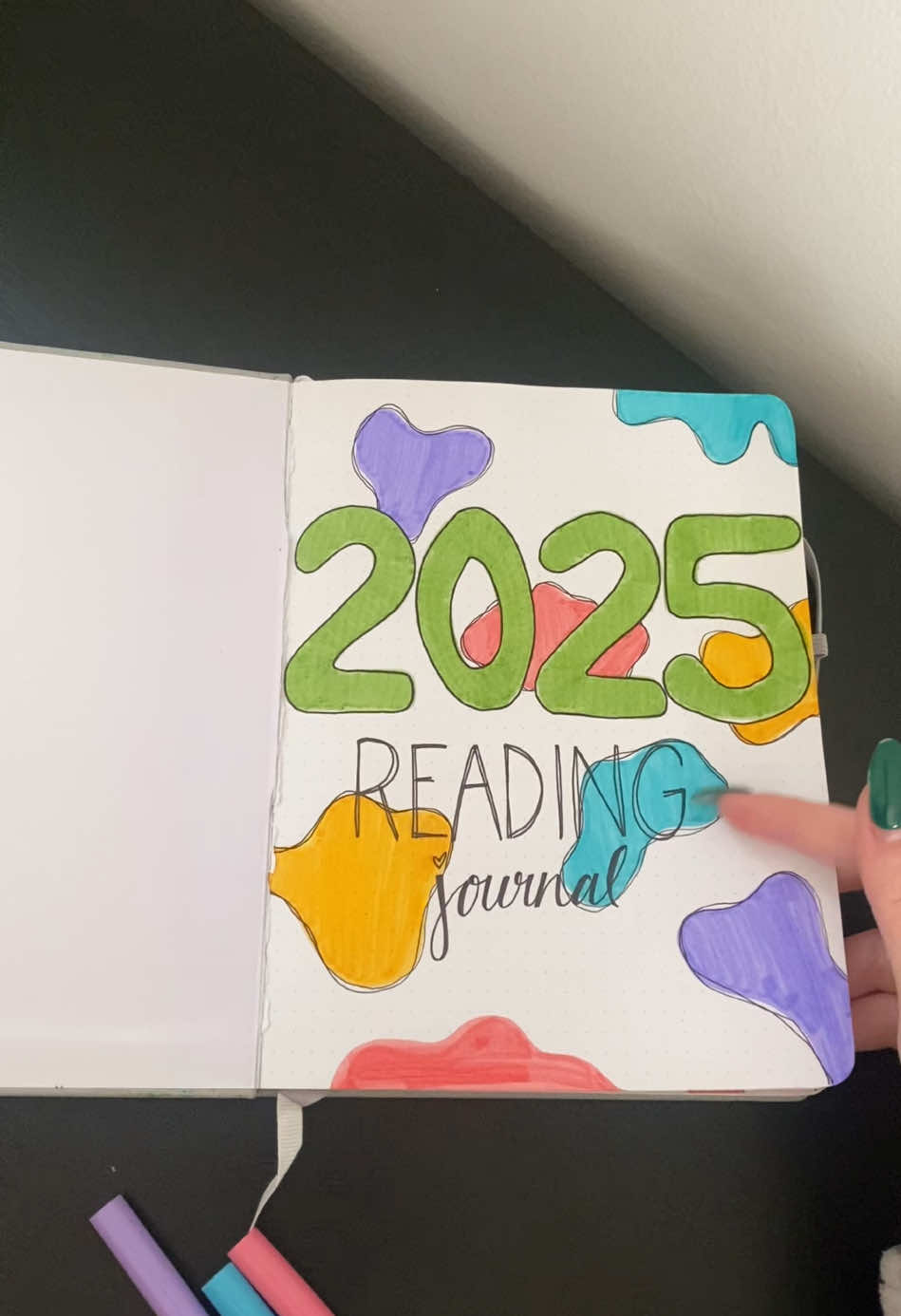 My super simple reading journal for 2025 🤗 #readingjournal #BookTok 