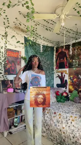 GRWM, thrifted a skirt that reminded me of Lauryn hills album, love this outfit sm 🫶🏾🤎😚🌀☮️🪲🍂🪼🪴#earthyblackgirl #laurynhill #fypシ゚viral #beautiful #foryou #headwrap #laurynhillalbum #fypシ #earthyjewelry #cute 