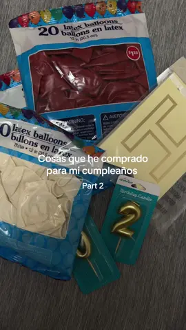 Parte 2 de lo que he comprado para decorar mi cumpleaños❤️ #birthdayparty #birthdaydecoration #20thbirthday #20thbirthdaycelebration #cumpleaños #fiestadecumpleaños #decoraciondecumpleaños #creadoradecontenido #dollartree 