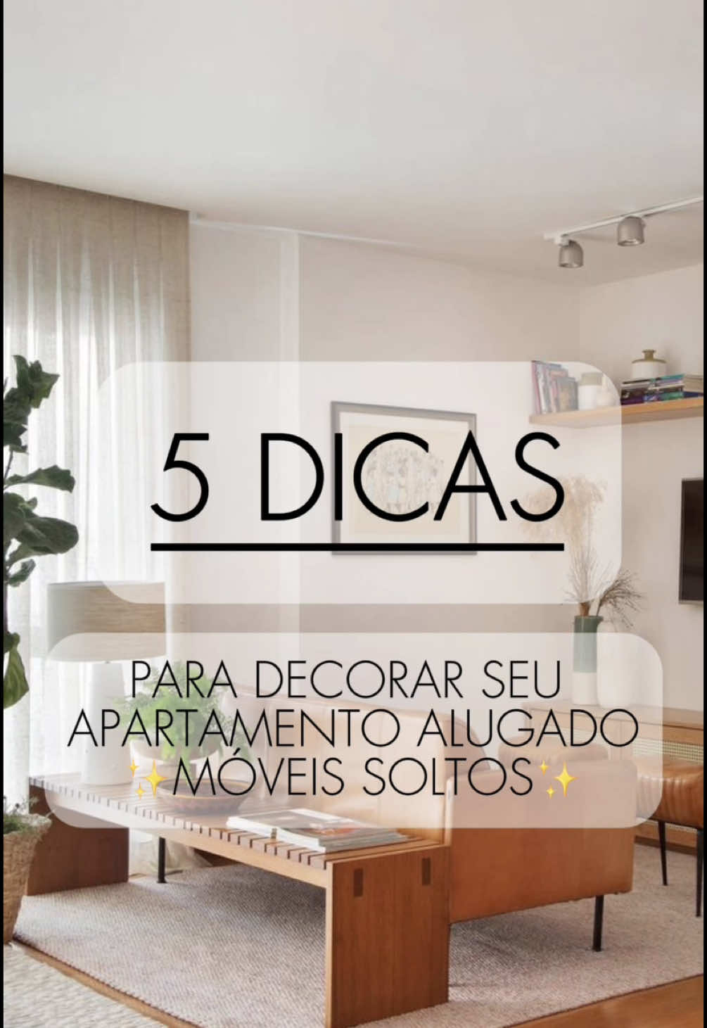 ✨ Dica 2 - prefira investir em móveis soltos, eles são facilmente transportados e cabem em outros lugares se por acaso você se mudar. Outro cuidado importante é a posição dos seus móveis, cuidado para não comprometer o espaço de circulação do ambiente. Gostou dessa dica? Me siga para mais vídeos como estes!  Quer transformar algum ambiente aí na sua casa? Entre em contato! Ficarei muito feliz em te ajudar! 📲🥰 #arquitetura #interiordesign #designdeinteriores #homedecor #lardocelar #apartamento #apartamentodecorado #aluguel #apartamentoalugado #apartamentovenda #homedesign