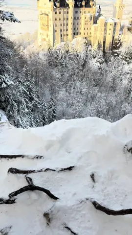 Neuschwanstein. #travel#d#Deutschland #castle#neuschwanstein#Germany#wintercastle