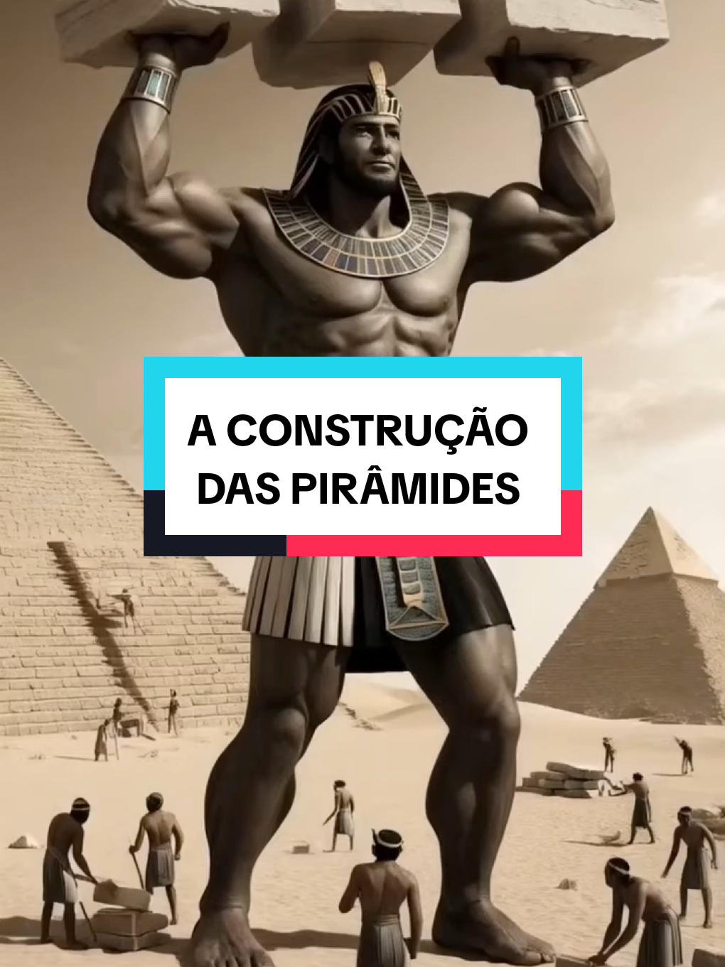A Construção Das Pirâmides  #egito #teoria #gigantes #piramides 