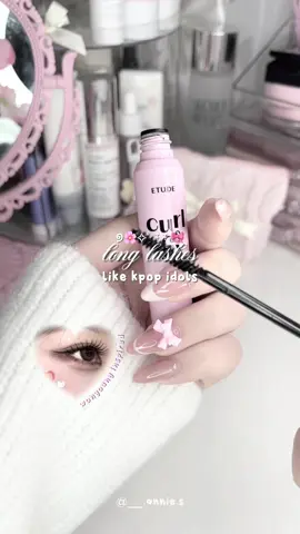🥹I’m obsessed with this mascara!! use my code: ANNIES1 on YesStyle to get discount on your order!💞 #wonyoungism #etude #kbeauty #makeup #mascara #idollashes #kpopidolmakeup #lashes #etudecurlfixmascara #discount #yesstyle #influencer 