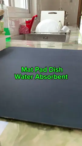 Countertop Diatomite Mat Pad Dish,maganda ang quality at nakaka absorb sya ng water.lalo na pag marami ka hinihugasan madali mo sya mapapatigis. #diatomitemat #waterabsorbent #drainingrack #forcountertopcabinet #forbathroom #forkitchen #tiktokaffiliate #follower #foryoupageofficiall 