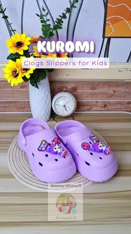 KUROMI CLOGS SLIPPERS FOR KIDS  #kuromislippers #clogsslippersforkids #slippersforkids  @vistapraia 