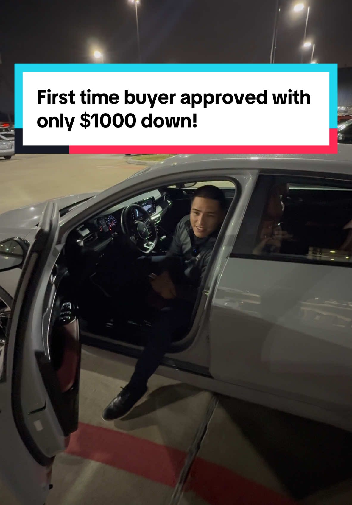 Client couldn’t be on video but got approved with only $1k down! #fyp #carplug #carsales #dreamsintodriveways #viral 