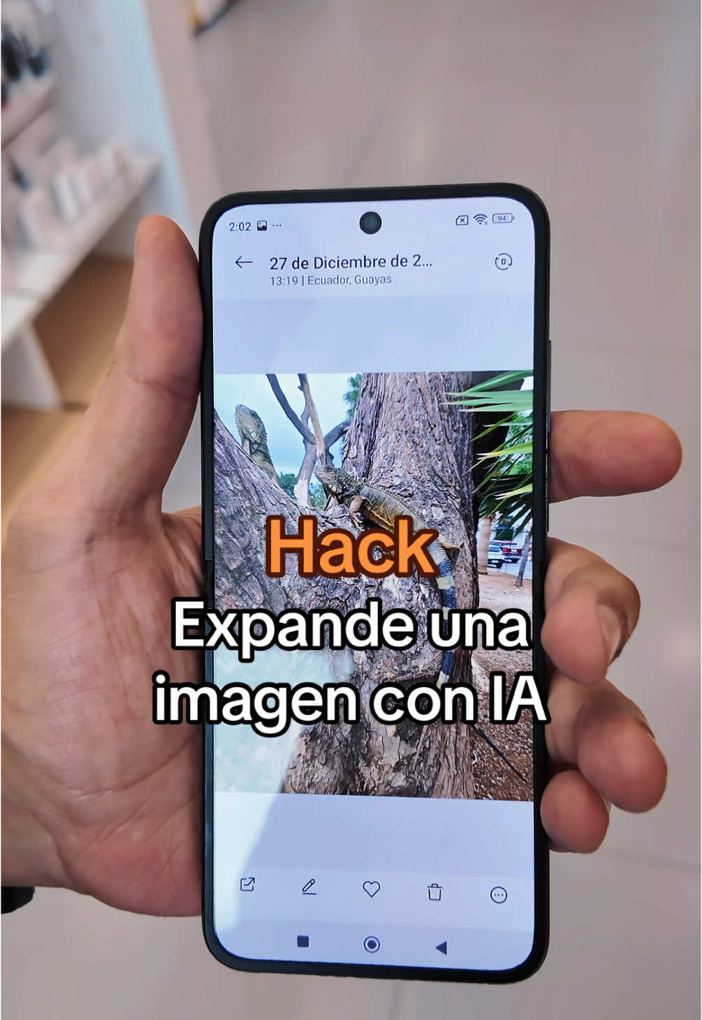 ¿Sabías que puedes expandir las imágenes con #ia en el #xiaomimixflip? 📲✨ #expandetufoto #inteligenciaartificial #IAutocompleta #expandir #tipsfotografia   #trucosparacelular #trucosxiaomi #calidad #tecnologia #android 